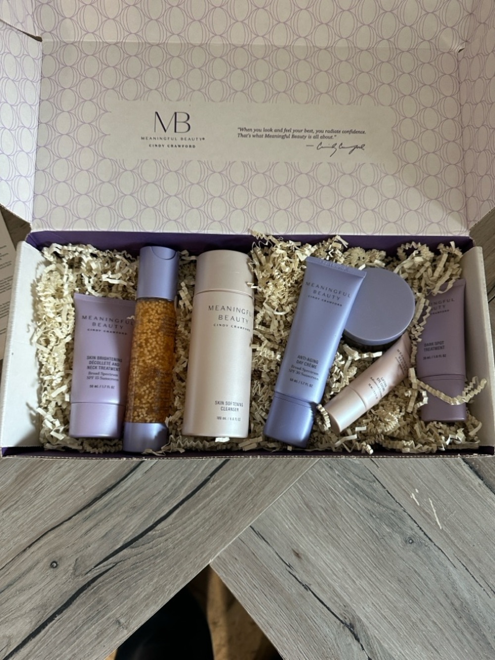 Meaningful Beauty Lavender Tube Skincare Product